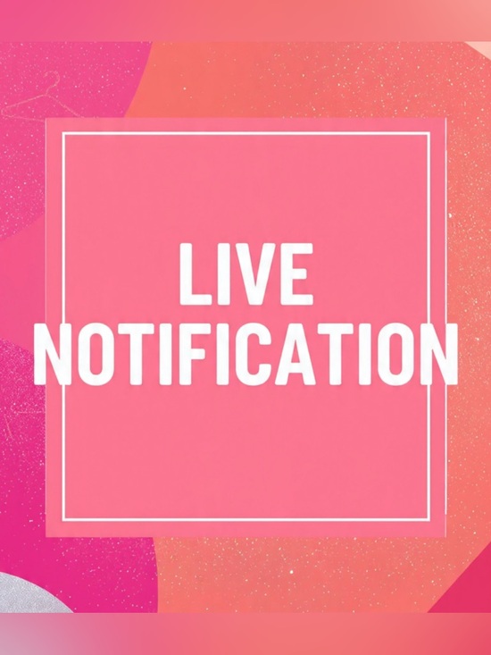 Other - @mikstea poshmark live notification